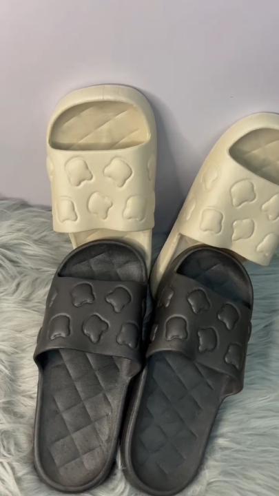 Unisex Slipper Summer Korean-Style Cute Cartoon Bear In/outdoor 2406#