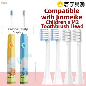 Early June Compatible JIMOK Childrens Electric Toothbrush Head M2 Special Replacement Toothbrush Head for Oral Care