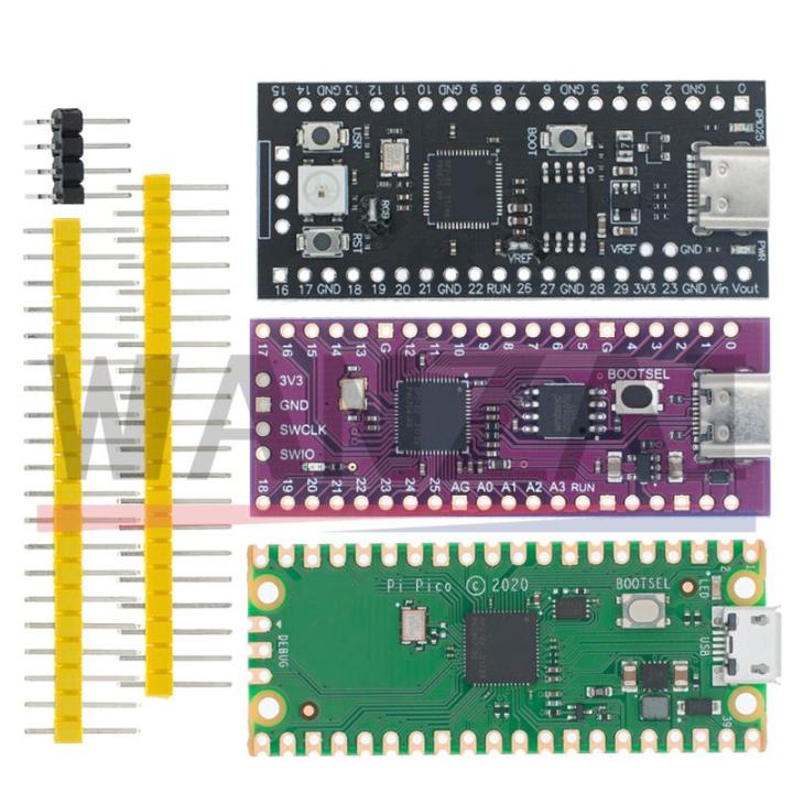 Raspberry Pi Pico Board Máy Vi Tính Lõi Kép RP2040 Chính Thức Với Bộ Xử Lý Cortex-M0+ Công Suất Thấp 264KB ARM Dành Cho Máy Tính Hiệu Suất Cao