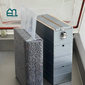 ไม้อัด บล็อกแพคข้าว หูล็อคสแตนเลส บล็อกซีนข้าว กล่องซีลข้าว บล็อกแพคข้าว บลอกแพคข้าว