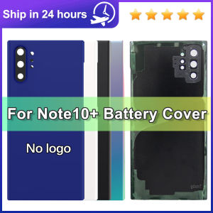 For Samsung Note 10 Plus Rear Housing Back Battery Cover with Lens N9750 N975F Glass Door Case Replacement Parts