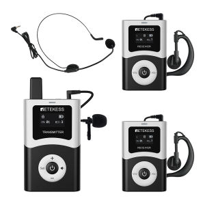 Retekess T130U Wireless Tour Guide System Headsets19CH Church Translation System for Training Teaching Factory Hajj and Umrah pilgrimage Museum Meeting