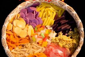 Prawn cracker fried to satisfy the craving without adding multicolored mix 100g500g1000g  虾片