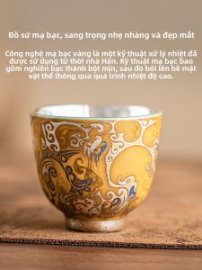 SHUANGYU | Tách Trà Rồng Bạc Sang Trọng Đơn