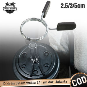 Pengunci Stik Barbel 25mm 30mm 50mm Barbell Clamp Penjepit Barbel