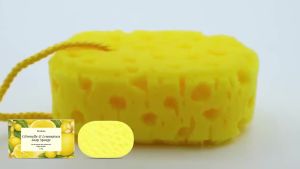 Citronella Lemongrass Soap Sponge Deep Cleansing Exfoliating Reusable Lather Enhancing Dead Skin Removing Body Cleanser Sponge