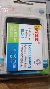 BATERAI VIZZ LONOVO A7000 BL243