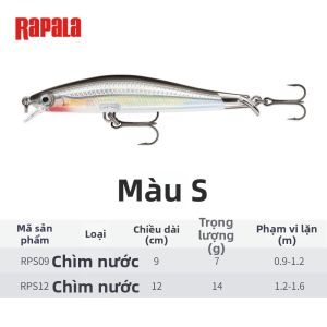 Rapala | Mồi Cá Đánh Xa Dừng và Đi Phantom