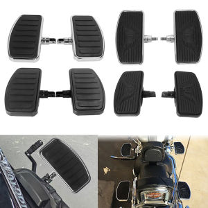 Motorcycle Rear Passenger Floorboard Adjustable Mount-Style Footpeg Foot Rest For Harley Sportster Touring Street Electra Glide