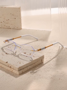 Cermin Mata Anti-Cahaya Biru Rimless Reading Glasses Anti-Radiation Lightweight Clear Selesa Dipakai Cermin Mata Rabun Dekat Sesuai untuk Membaca Akhbar Lelaki & Wanita