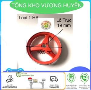 Buly máy rửa xe đầu rời chạy dây curoa | Buly đầu xịt rửa áp lực | 1 HP & 2 HP