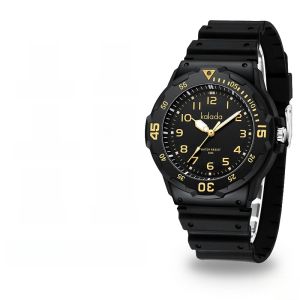 นาฬิกากันน้ําสําหรับเด็กสําหรับสาวมัธยมต้นเท่านั้นแสดงเวลายางทนทาน สายคล้อง สไตล์สปอร์ต การเคลื่อนไหวควอทซ์หน้ากลม