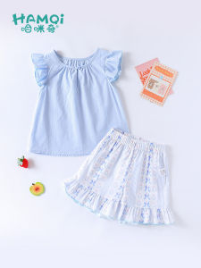 Hamqi | Bộ Áo Thun Mỏng Không Tay và Quần Short Mới Hè