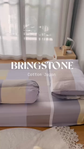 Sprei Jepang 180x200 tinggi 40cm King size Katun asli Adem Karet Anti geser Motif Bunga Minimalis