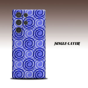 BILIBILI | Purple Concentric Swirl For Samsung Galaxy S26 S25 S24 A56 A36 Dual Layer Luxury Fashion Full Lens Protective Case