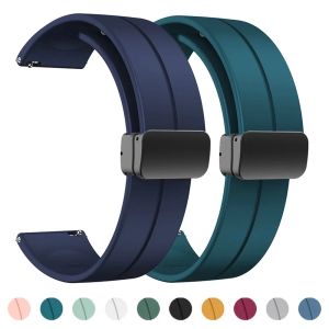 20mm 22mm Silicone Magnetic Band For Xiaomi Mi Watch 2 Pro/Mi watch Color 2 Bracelet Correa For Xiaomi Watch S4 S3 S2 S1 Active