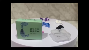 1 Pasang Earplug 3 Layer 40dB Deep Sleep - Silikon Nano Tahan Air untuk Renang & Tidur Nyenyak (Certified CE Desain Ergonomis)