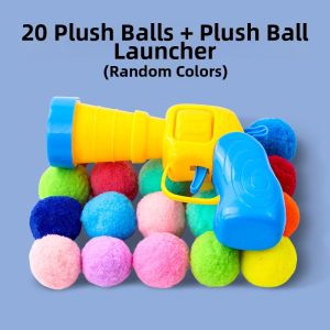 7o | Plush Ball Launch Gun Interactive Cat Toy