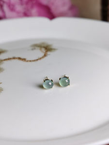 Sweet & Stylish Simple Jade Earrings