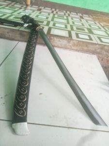 COD GOLOK TEBAS UKIR MACAN Spesial PANJANG BILAH  50CM SUPER TAJEM
