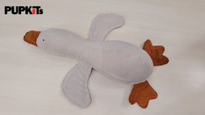 Pet Pillow Cat Dog Duck-Shaped Plush Sleeping Pillow Duck Shaped Rest Calming Pet Neck Pillow