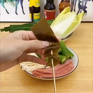 Dụng Cụ Làm Xiên Thịt Nướng BBQ 3 Trong 1 Tiện Lợi