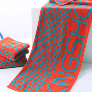 Pure Cotton Sports Towel Extra Long Bath Towel Sweat Absorbent Gym Fitness Yoga Shoulder Wrap for Ping Pong Basketball