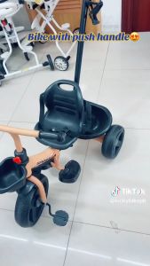 Baby 3 wheels rubber stroller bike push stroller bicycles