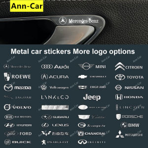 【Ann-Car】Car metal stickers label car refit paste individual creative decoration paste wiper control window paste