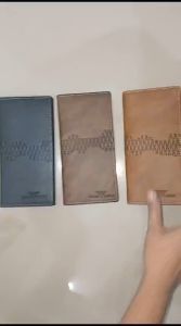 Daiqisi Dompet Uang Panjang Pria Wanita 1628-3 Dua Lipatan Bahan Sintetis Lembut