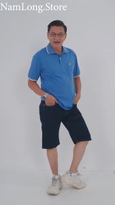 Quần Lững Jean Nam COMBO 2 Quần Vải Jean Cotton Co Giãn Thoải Mái Big Size Túi Ngang