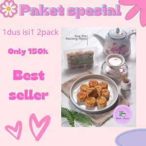 paket kue pia kacang hijau bakoel cemilanmu manis legit bikin nagih 1dus isi 12pack