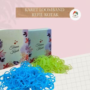 Loomband Mainan Merajut Gelang Karet Anak Loomband Refill Karet Gelang