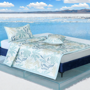 Mercury | Anti-mite Antibacterial Cool Feel Machine Washable Printed Cooling Bed Sheet