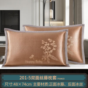 Ice Vine Single Pillow Case Summer Cool Silk Pillow Core Cover Double Sided Summer Cool Pair Buy Two for Price