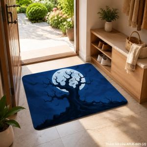 VIKAMA Halloween Thảm Ma Quái Thảm Mềm Chống Trượt Để Trang Trí Cửa Ra Vào Thảm Tiệc Đáng Sợ Tăng Cường Không Khí Gia Đình Polyester Không Dệt