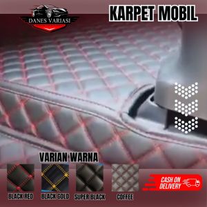 Karpet Mobil Custom Fit tipe  Mobil Honda Mobilio Honda BRV 2016-2023  Full bagasi  Karpet Mobil Merk Haima  Fullset Bagasi Aksesories Interior Alas Cover Mobil Karpet dengan motif mewah elegan  Bisa COD