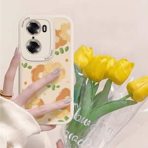 เคสโทรศัพท์ซิลิโคนน่ารักสำหรับ Huawei Honor 60 pro รุ่นใหม่ ป้องกันการตกหล่น ป้องกันรอยขีดข่วน ลายดอกไม้ ลายดอกไม้หลากสีสัน