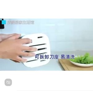 Plastic Kitchen Knife Block Tool Holder - Easy to Use - Kitchen Knives Knives