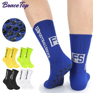 1 Pair Grip Socks – Anti-Slip Socks for Men and Women – Soccer Football Basketball Hockey Non-Slip Socks