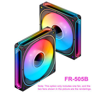 JONSBO FR-505 Case Fan 5V 3PIN ARGB Infinity Mirror Series 4PIN PWM Quiet CPU Cooling Fan