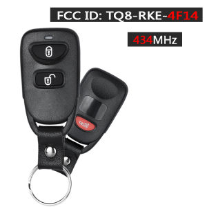 KEYECU 315 / 434MHz FCC ID: TQ8-RKE-3F01 TQ8-RKE-3F03 TQ8-RKE-4F14 Remote Key Fob for Hyundai Accent Elantra Touring 2012-2017