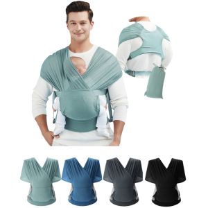Ergonomic ทารกแรกเกิด Baby Carrier Sling Wrap เข็มขัดปรับได้ 0-24 เดือนทารกด้านหน้า Kangaroo Baby Hipseat Carrier แบบพกพา