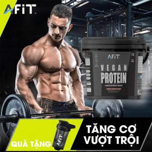 Sữa Tăng Cơ VEGAN PROTEIN AFIT Hộp 1kg [Quà tặng + Freeship]