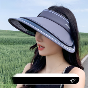 MiiOW | หมวกกันแดดแบบสวมหัวสำหรับผู้หญิง MiiOW Cat ฤดูร้อนปี 2025 หมวกกันแดดแบบครอบหัวขนาดใหญ่สำหรับกลางแจ้งในช่วงฤดูร้อน