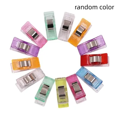 30PCS Plastic Sewing Clips Multipurpose Non-Slip Crocheting Clips Assorted Colors Fabric Clips Quilting Supplies