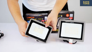 Lamptan โคม LED FLOODLIGHT โคมผลิตจากวัสดุอลูมิเนียมและการประกอบคุณภาพสูง มาตรฐานIP65 กันน้ำได้100% รุ่น NEW TANK GEN 1 100w 150w และ 200w