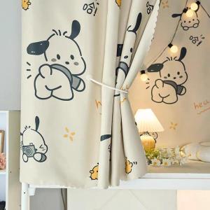 ผ้าคลุมเตียงหนาป้องกันแสงสำหรับหอพักนักศึกษาหญิง คุณสมบัติที่เป็นมิตรกับสิ่งแวดล้อม สีกลางๆ ผ้าฝ้ายผสมโพลีเอสเตอร์ ผ้าคลุมเตียงเดี่ยว