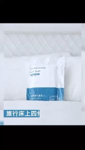 READY STOCK Disposable Bedding Set - Beauty Four-Piece Set Including Duvet Cover Pillowcase Three-Piece Set Hotel Non-woven Fabric Travel Supplies Kit