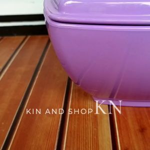 1 SET MANGKUK DAN TUTUP JUMBO MELAMIN BESAR MANGKUK SAJI SAYUR TAHAN PANAS